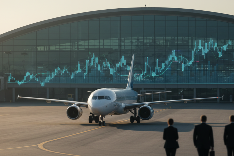 Delta Air Lines: Kết quả và cổ phiếu. Chỉ mang tính minh họa