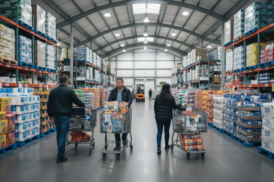 Doanh số Costco tăng trưởng. Chỉ mang tính minh họa