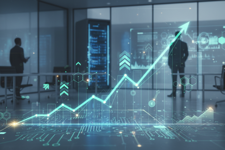Nvidia hỗ trợ S&P 500 tăng điểm. Chỉ mang tính minh họa