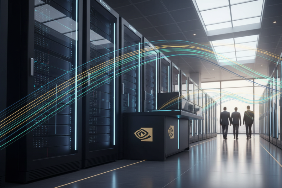 Nvidia tài trợ hạ tầng AI. Chỉ mang tính minh họa