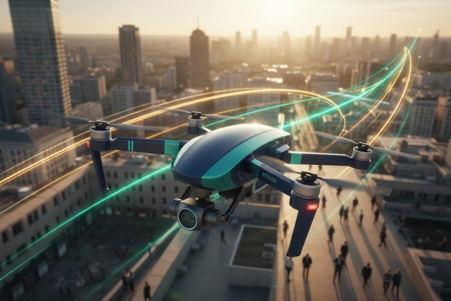Thuế quan drone và linh kiện. Chỉ mang tính minh họa