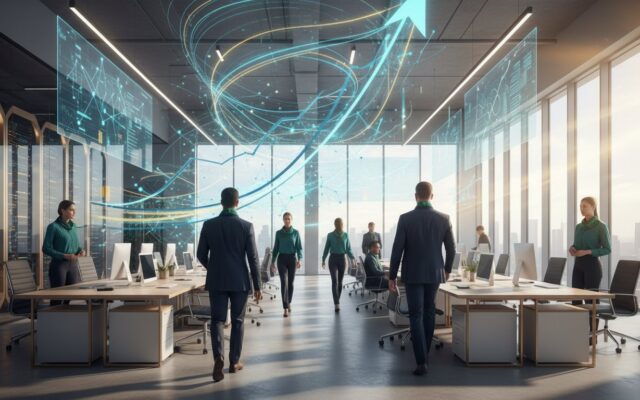 Lợi nhuận S&P 500 và AI. Chỉ mang tính minh họa