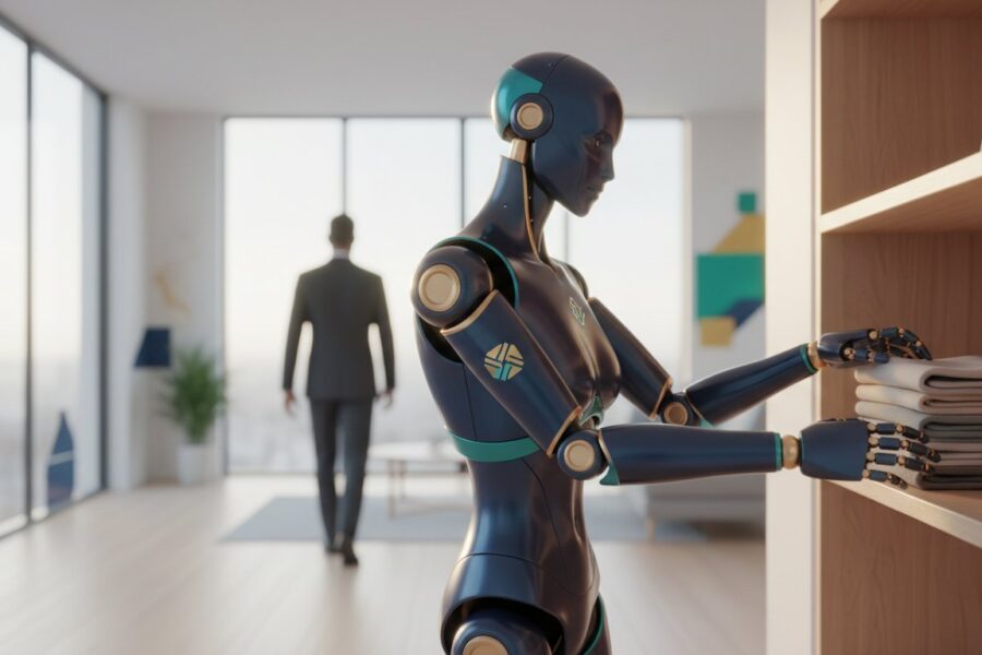 Robot hình người vào thị trường gia đình. Chỉ mang tính minh họa