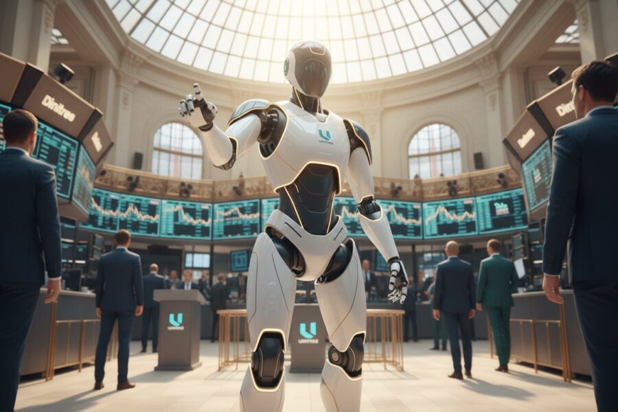 Unitree Robotics IPO Thượng Hải. Chỉ mang tính minh họa