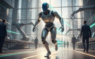 Robot hình người Unitree Superman. Chỉ mang tính minh họa