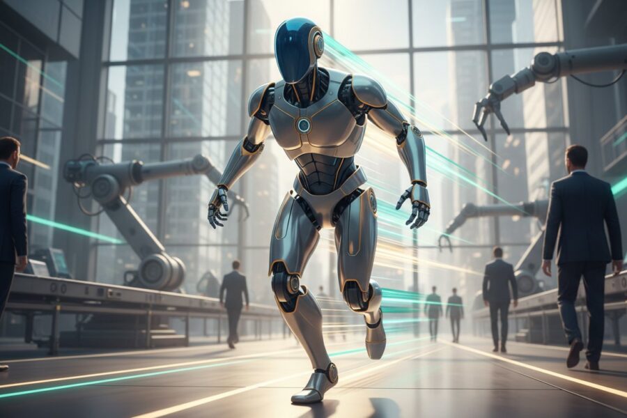 Robot hình người Unitree Superman. Chỉ mang tính minh họa