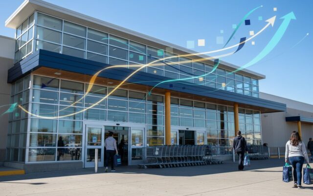 Walmart doanh thu và hoàn thuế. Chỉ mang tính minh họa