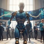 Cổ phiếu robot hình người Unitree. Chỉ mang tính minh họa