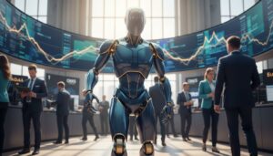 Cổ phiếu robot hình người Unitree. Chỉ mang tính minh họa