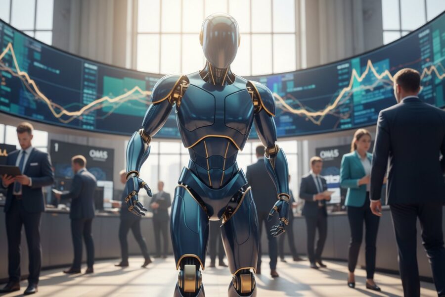 Cổ phiếu robot hình người Unitree. Chỉ mang tính minh họa