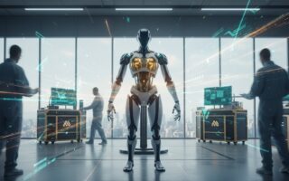 Robot hình người XPeng Dogotix. Chỉ mang tính minh họa