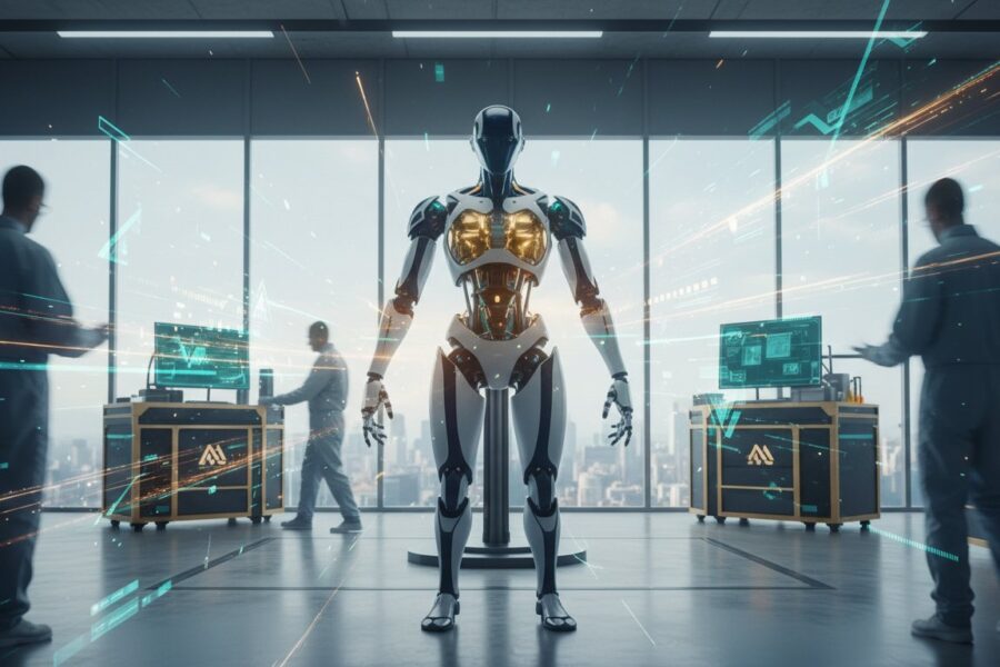 Robot hình người XPeng Dogotix. Chỉ mang tính minh họa