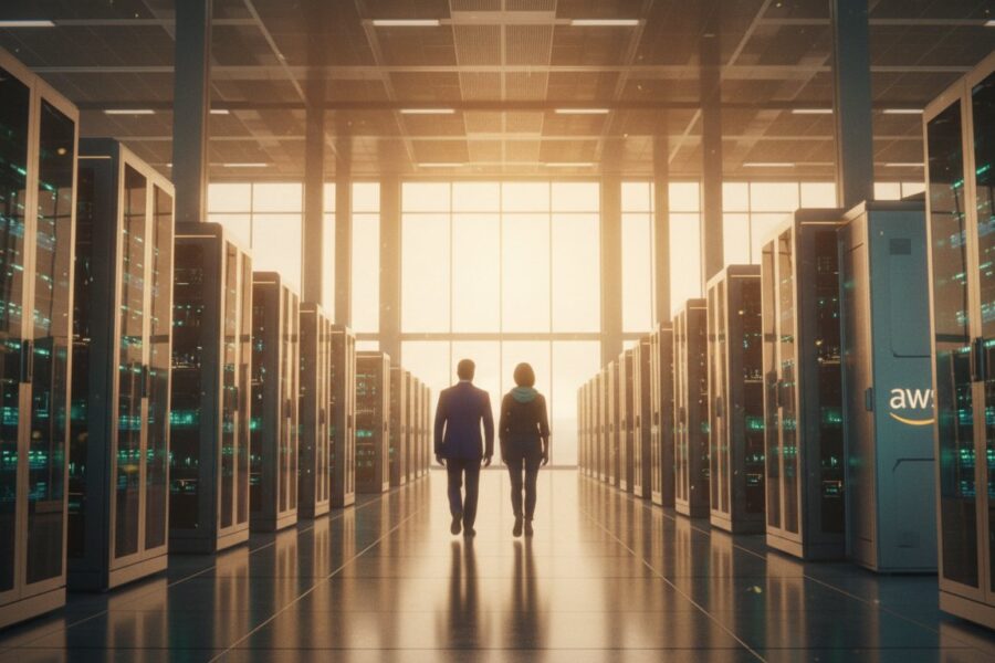 Amazon AWS và chip Nvidia. Chỉ mang tính minh họa