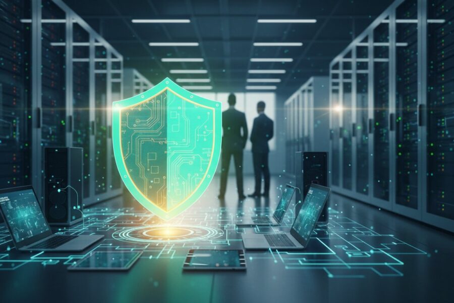 CrowdStrike, an ninh mạng và AI. Chỉ mang tính minh họa
