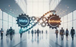 Meta và Anthropic AI. Chỉ mang tính minh họa
