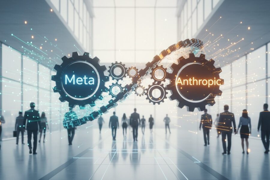 Meta và Anthropic AI. Chỉ mang tính minh họa