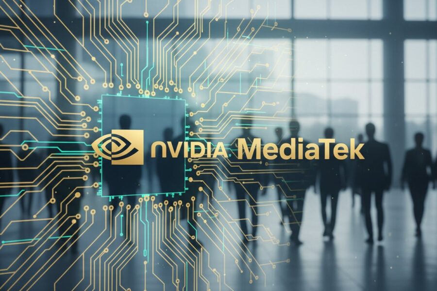 Nvidia và MediaTek hợp tác chip AI. Chỉ mang tính minh họa