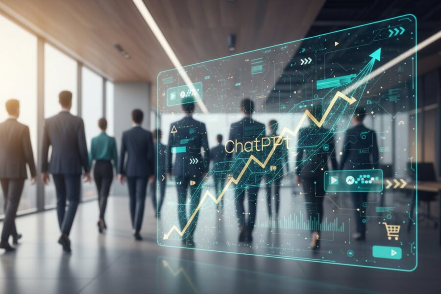 Doanh thu quảng cáo ChatGPT OpenAI. Chỉ mang tính minh họa