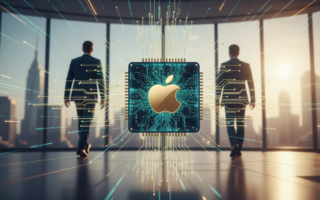 Chip Apple–Broadcom. Chỉ mang tính minh họa