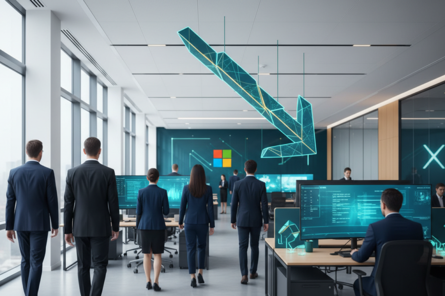 Microsoft cắt giảm việc làm và Xbox. Chỉ mang tính minh họa