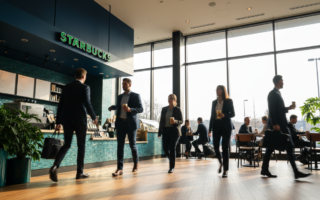 Doanh thu Starbucks. Chỉ mang tính minh họa