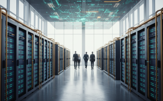 Máy phát điện data center. Chỉ mang tính minh họa