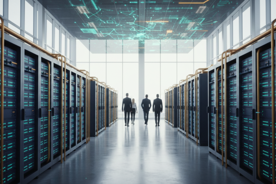 Máy phát điện data center. Chỉ mang tính minh họa