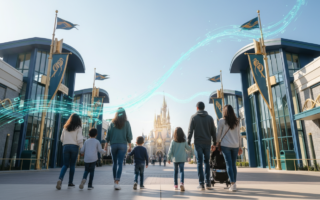 Doanh thu Disney, công viên và trực tuyến. Chỉ mang tính minh họa