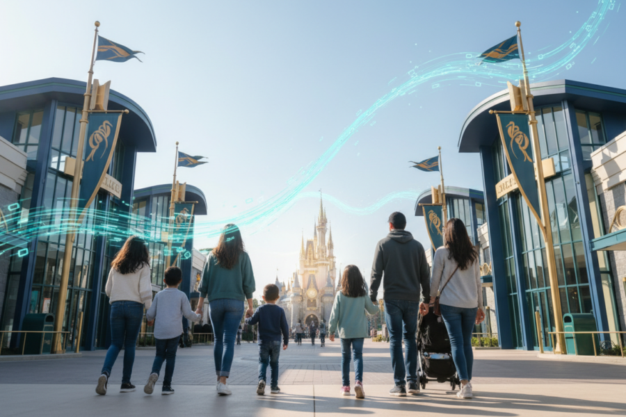 Doanh thu Disney, công viên và trực tuyến. Chỉ mang tính minh họa