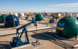 Thỏa thuận dầu mỏ Chevron Venezuela. Chỉ mang tính minh họa
