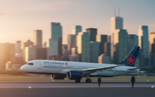 Air Canada mở rộng mạng lưới. Chỉ mang tính minh họa