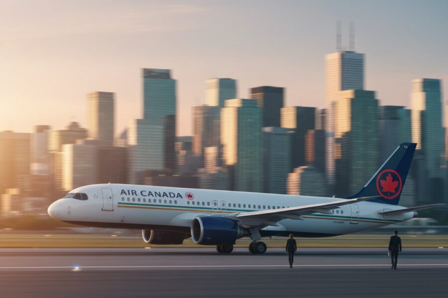 Air Canada mở rộng mạng lưới. Chỉ mang tính minh họa
