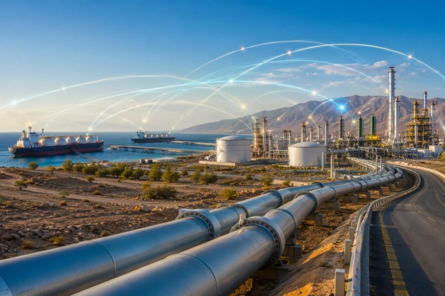 Đường ống dầu Saudi Arabia. Chỉ mang tính minh họa