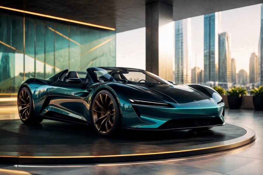 Tesla Roadster ra mắt tháng 10. Chỉ mang tính minh họa