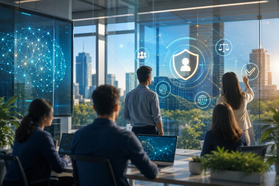 Microsoft và quy tắc AI. Chỉ mang tính minh họa