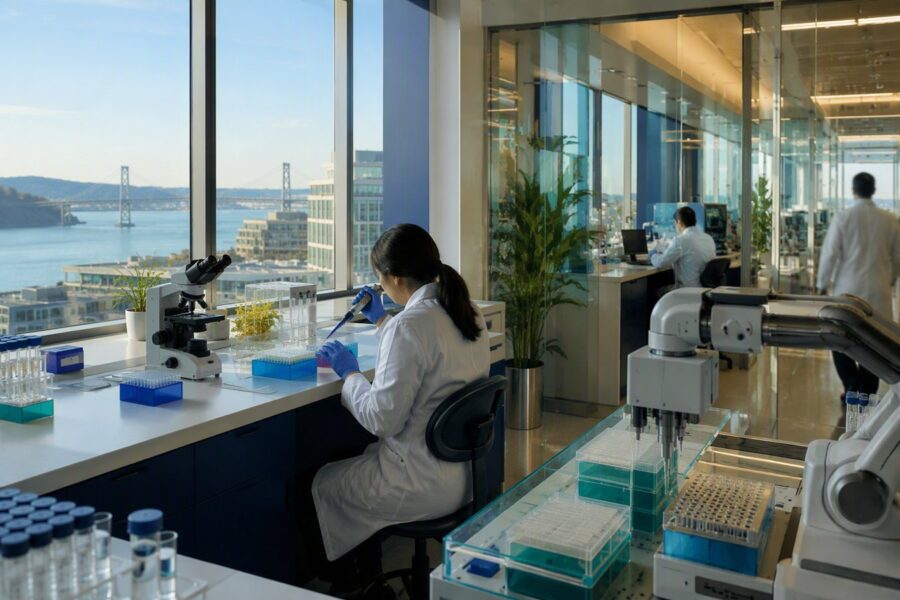 Anthropic mở phòng thí nghiệm sinh học. Chỉ mang tính minh họa