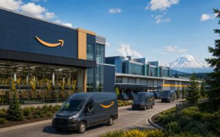 Amazon bán lẻ và AWS. Chỉ mang tính minh họa