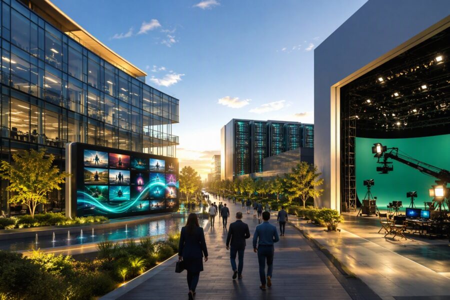 Paramount–Warner Bros hợp nhất. Chỉ mang tính minh họa