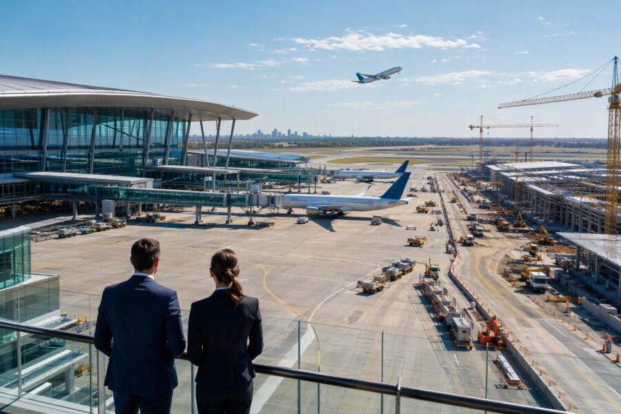 AustralianSuper tăng đầu tư Perth Airport. Chỉ mang tính minh họa