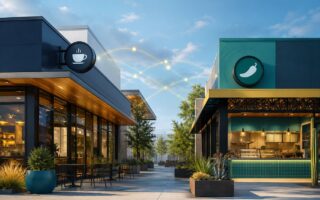 Starbucks và Chipotle. Chỉ mang tính minh họa