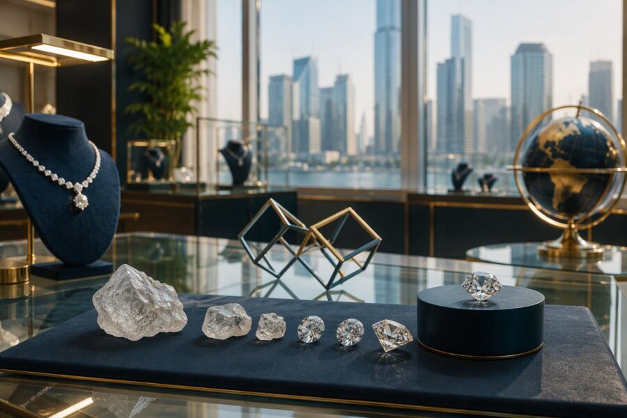 Richemont và De Beers. Chỉ mang tính minh họa