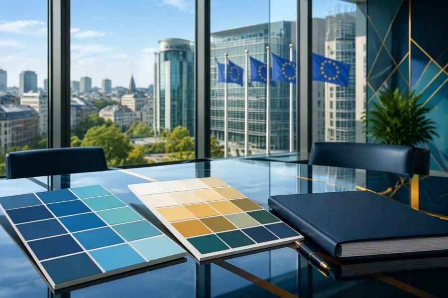AkzoNobel–Axalta và EU. Chỉ mang tính minh họa