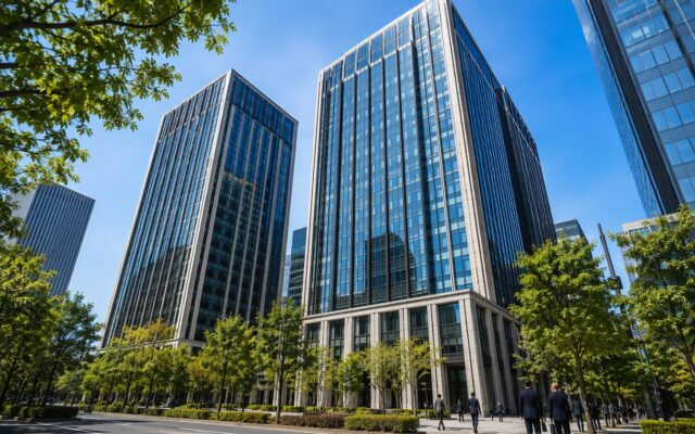 Japan Prime Realty mua quyền Otemachi. Chỉ mang tính minh họa